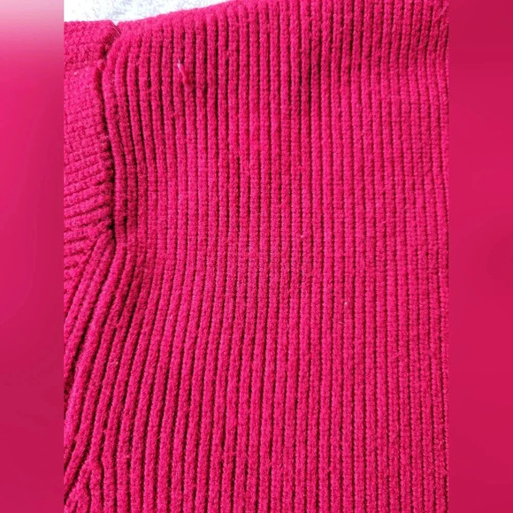 Zara Red Sweater Knit size 14 - Picture 3 of 8